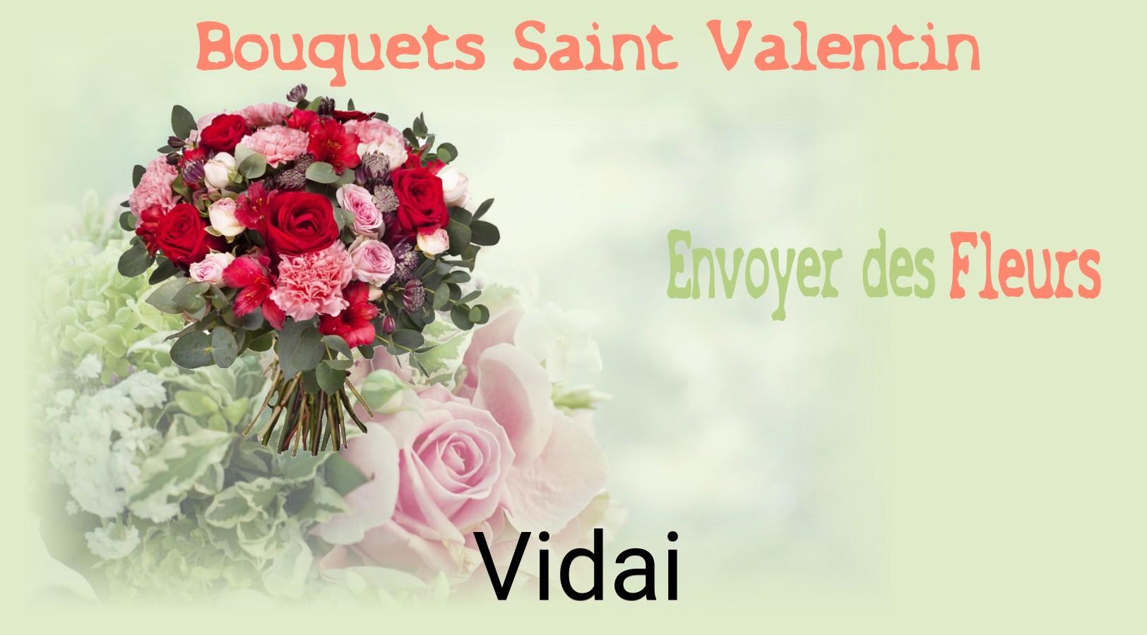 Roses de Saint-Valentin livrées à Vidai